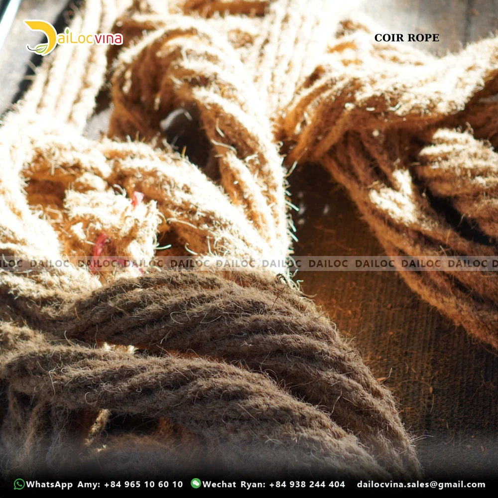 COCONUT COIR ROPE HANDMADE COCONUT FIBER ROPE FOR AGRICULTURE FROM DAI LOC VINA