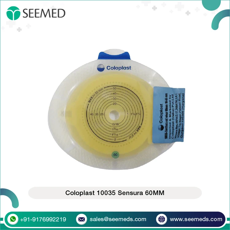 Ostomy Dressing/ Interactive Dressings Use Plastic Coloplast 10035 SenSura 60mm Extended Wear Baseplate 60mm