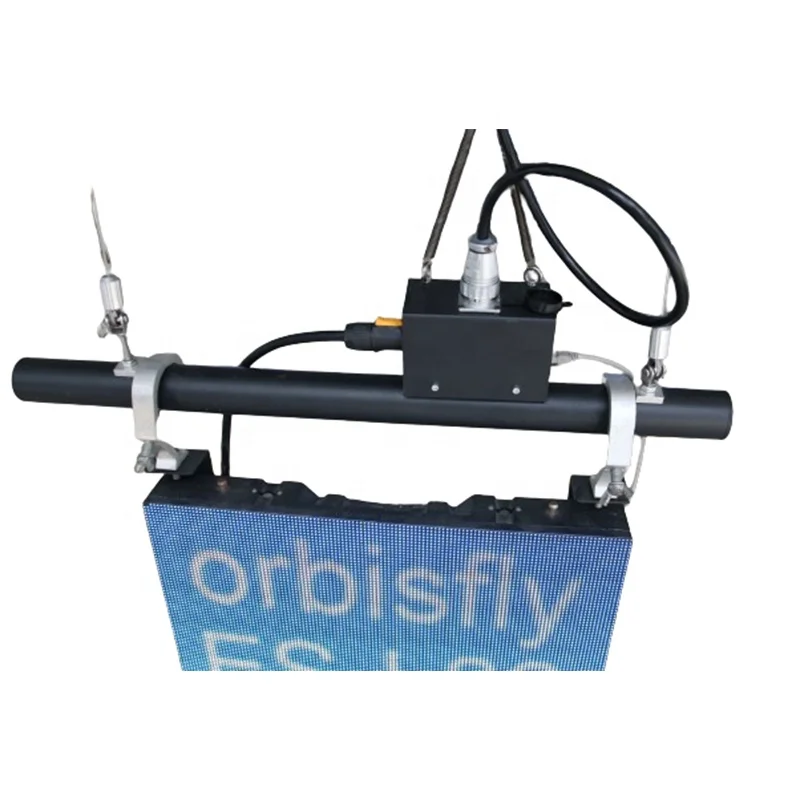 Stage lights HDMI cat6 dmx512 orbisfly 12M 50kg dmx winch kinetic winch kinetic lights dmx hoist