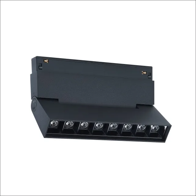 Wholesale 10 20W 48V magnetic track head light LED OEM/ODM track light magnetic customizable rotatable linear grid grill lights