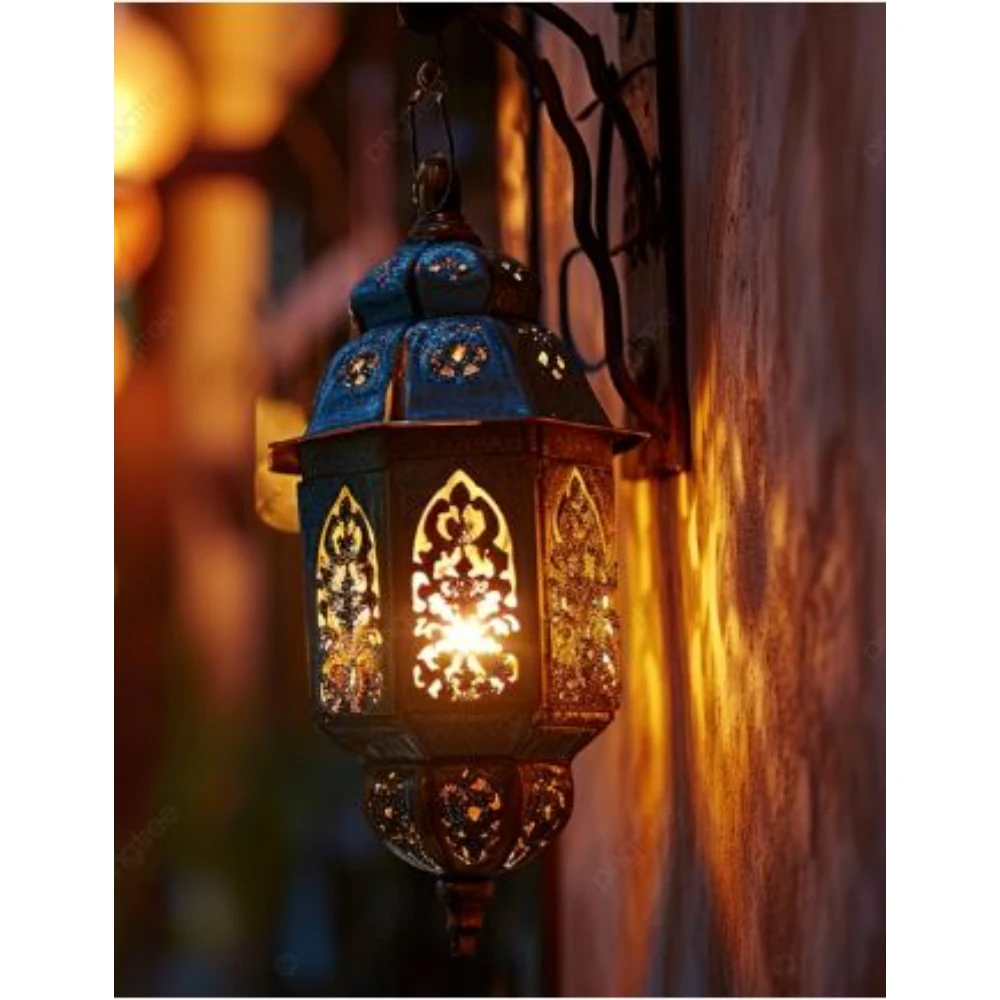 Cutout Design Moroccan Lantern Custom Modern Ramadan Decorative Islamic Lantern In Reasonable Price Eid Lantern