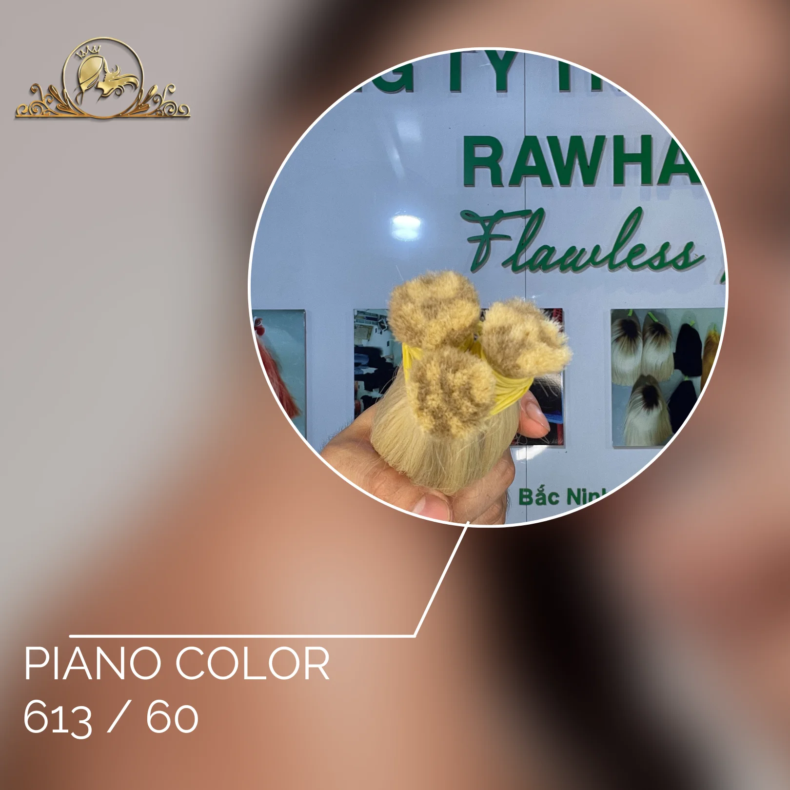 07 June Ready To Ship Anytime Wholesale Super Double Drawn Bulk Bundles 613 Color Human Hair From Rawhair Vietnam