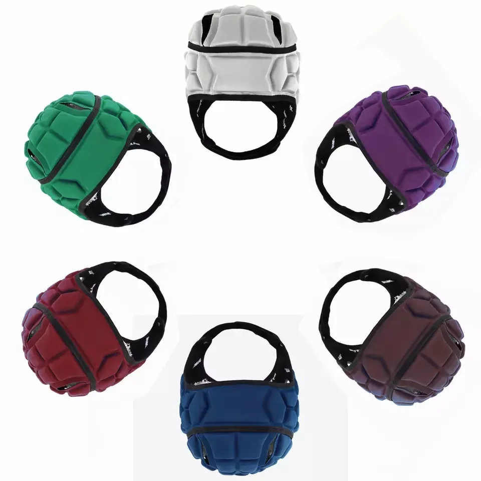 Outdoor Sports Football Rugby Crash Headgear EVA Helmet Surfing  Hat  Safety Rugby  Football Soft Shell Helmet