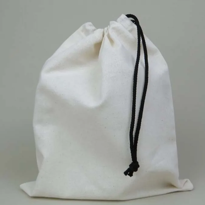 Custom Logo Durable Eco-Friendly Muslin Drawstring Cotton Plain Pouch Bags for Promotion-Buy Muslin Drawstring Bags