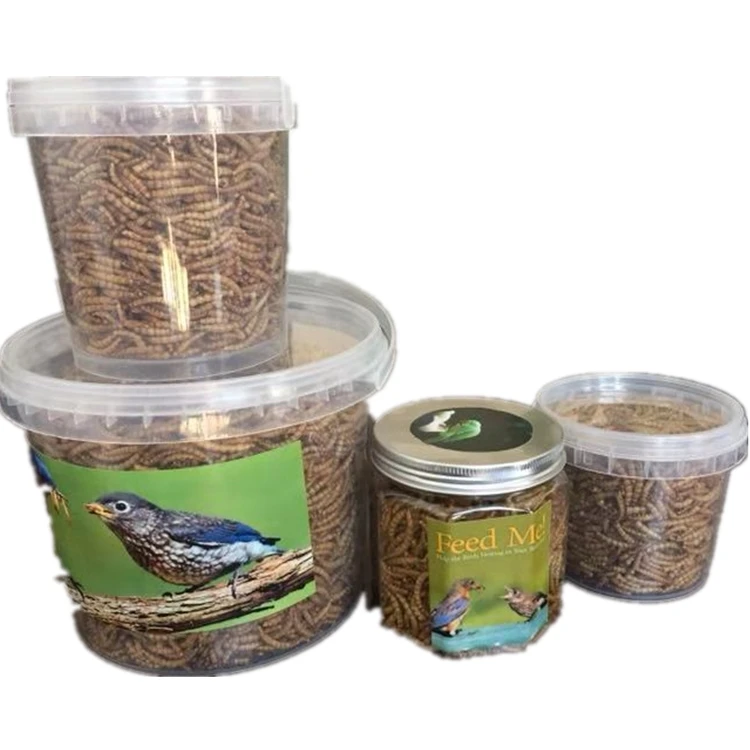 high-protein micro-dried mealworms for animal
