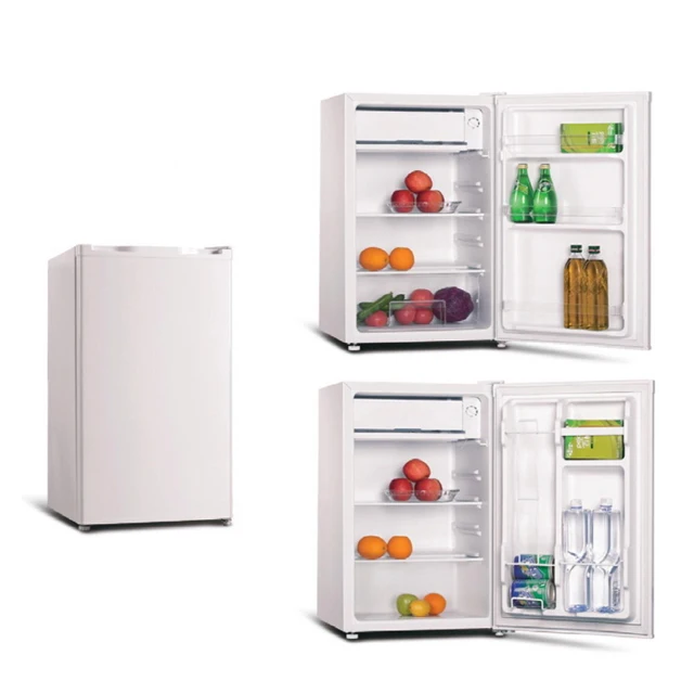 Made In Korea Best Selling Mini fridge with freezer compartment Single Door No Frost GR-101 / GR-105 adjustable front feet