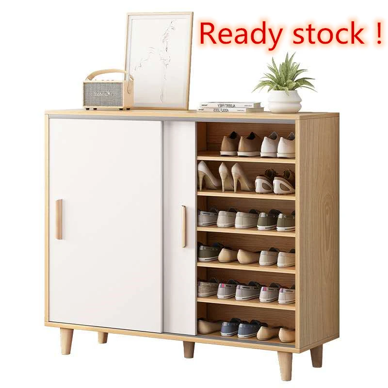Wooden Shoe Racks Storage Shelves Shoe Cabinet Furniture Shoe Organizer