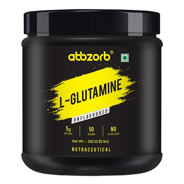 Amino Acid Pure L-Glutamine Powder Unflavored 250g Workout Supplement For Men & Women Fast Absorbing