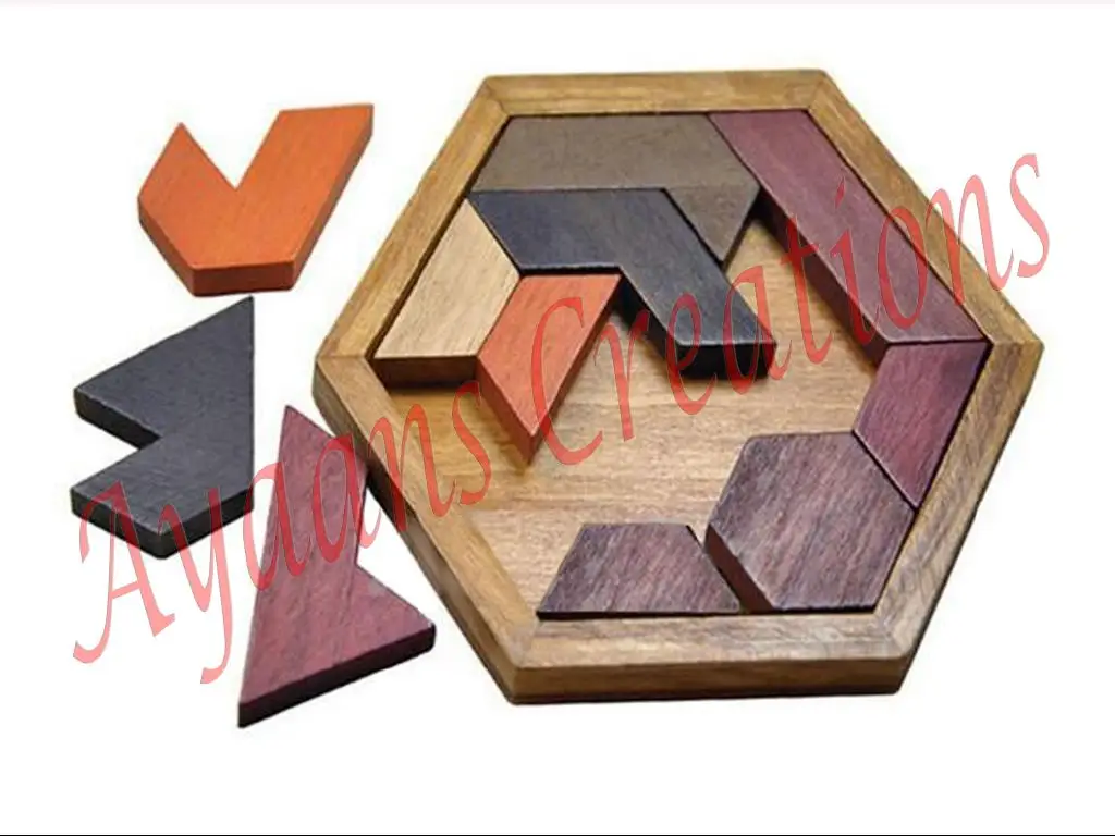 Ayaans Creations 2-Inch Wooden Snake Puzzle for Weddings Education Automotive Promotions Welcome & Thank You Gifts