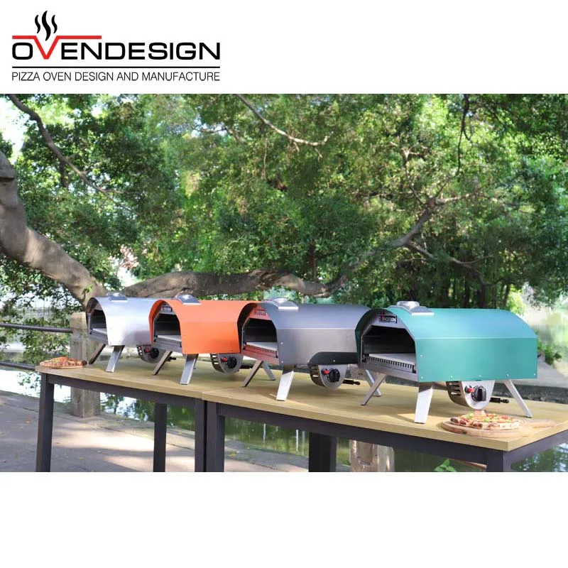 Overheat Protection portable outdoor garden kitchen stainless steel portable small Gas Pizza Oven