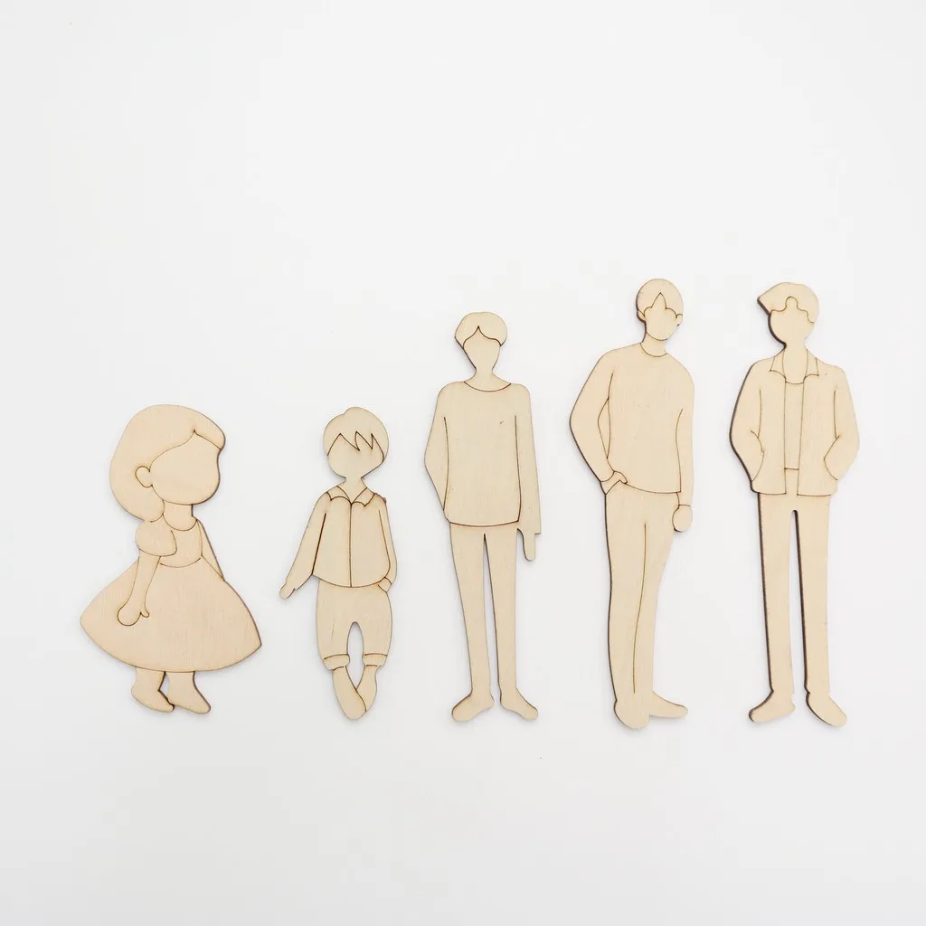 Strong discounts on creative wooden doll toys - Children can be the latest fashion designers in 2023