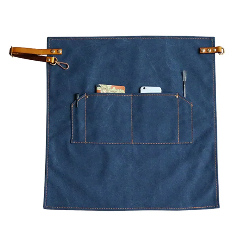 Cotton Canvas Cross Back Kitchen Cooking Baking Bib Apron For Women And Men