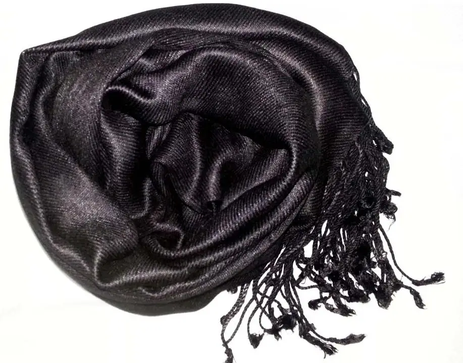 Black & White Ready VISCOSE PASHMINA SHAWLS