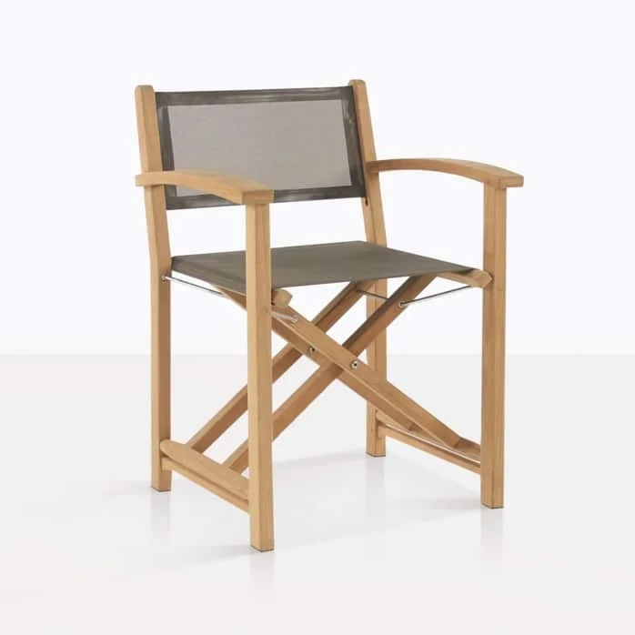 Outdoor Garden Furniture Dining Directors Folding Chair Wooden-Aldwin