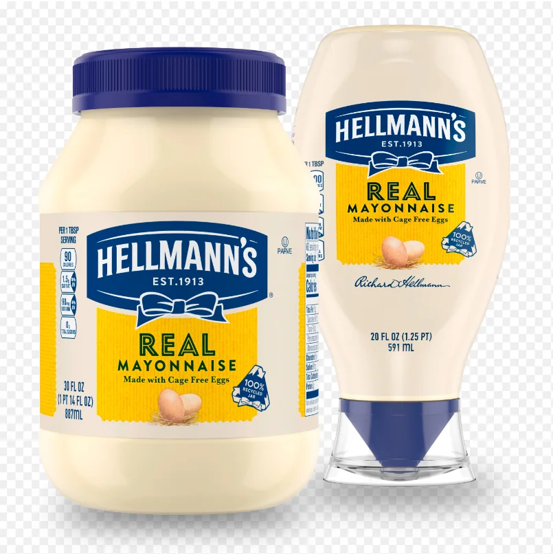 Hellmanns Real Mayonnaise Condiment Real Mayo Gluten Free, Made with 100% Cage-Free Eggs 30 oz