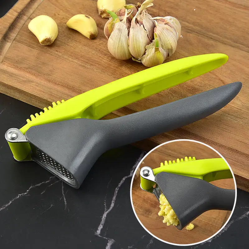 Top Sale Best Easy Clean Handled Manual Kitchen Chopper Stainless Steel Garlic Press