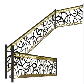Customized Laser Cut House Balcony or Stair Building Decorative Railing Fence