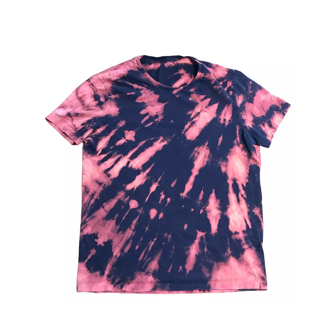 Meera Impex High Quality Acid Wash Tie Dye Single Stitch T-Shirt for Men and Women Indoor and Outdoor Use-Casual and Party Wear