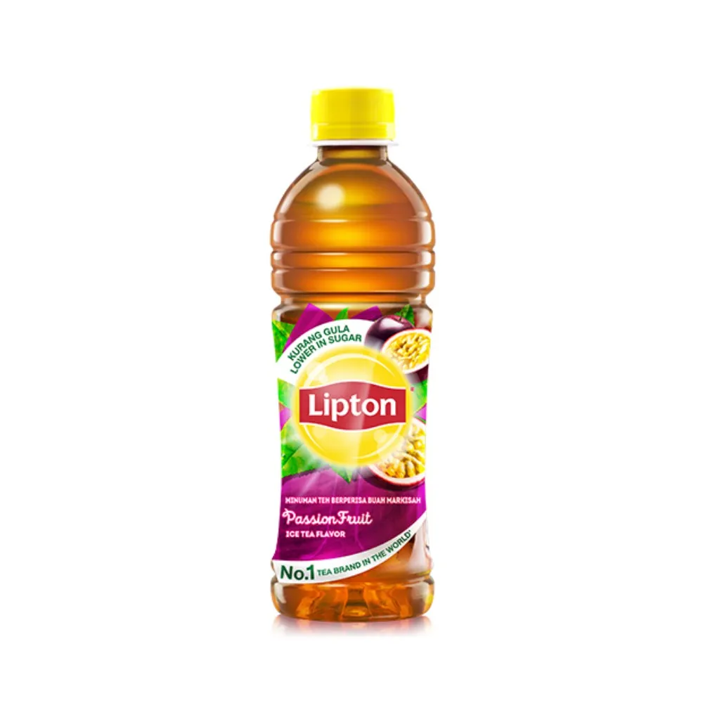 LIP TON PASSION FRUIT 450ML [24 x 450ML] MALAYSIA FAVOURITE LOCAL LEMON ICE TEA INSTANT TEA DRINK WHOLESALER MALAYSIA