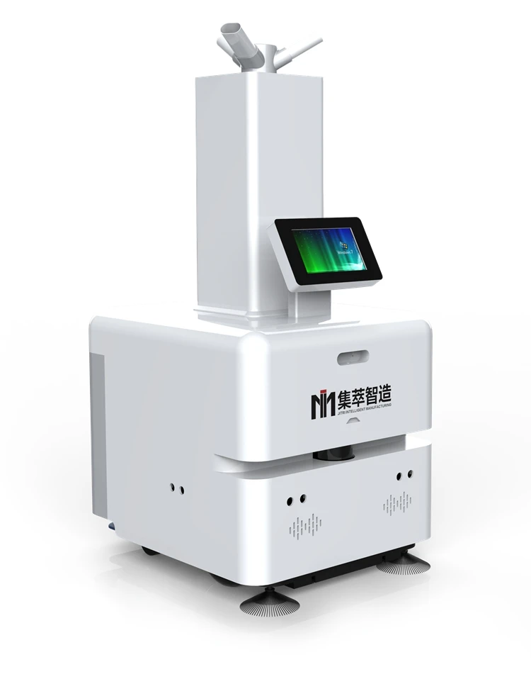 Commercial Cleaning Robot 4 in 1 Sweeping Vacuuming Mopping Disinfection Robot Cleaner for Hotel / Shopping Mall / Airport