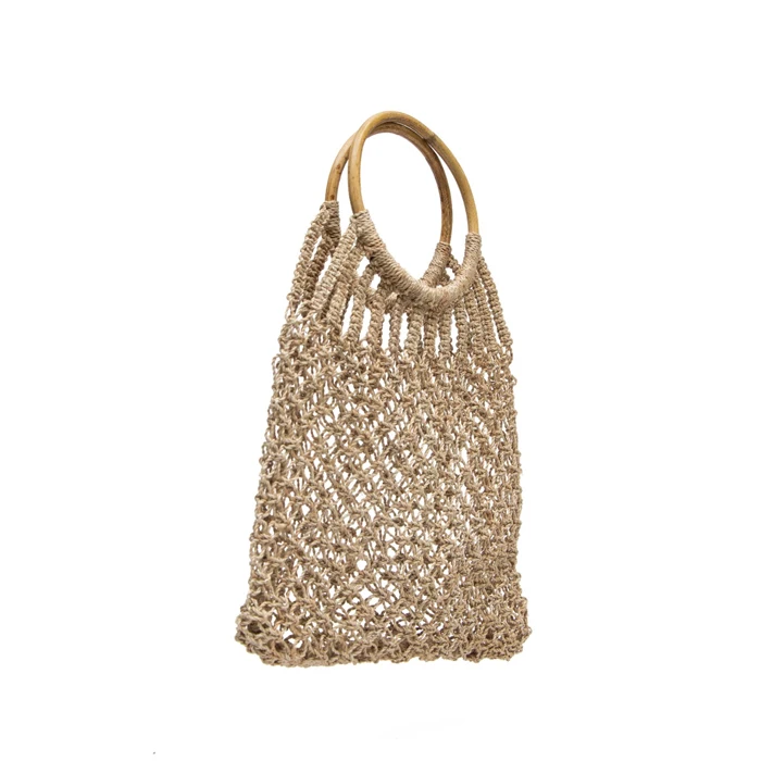 New Arrival Hand Cotton Macrame Tassel Bags Shopping Beach Handmade Macrame Bag For Girls From Bangladesh By Quality Handicrafts