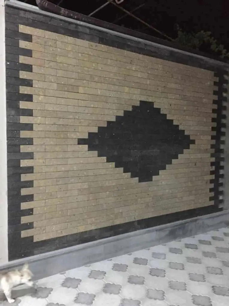 Black Pink Orange Brown Tiles Facing Bricks Indoor Decorative Artificial Stone