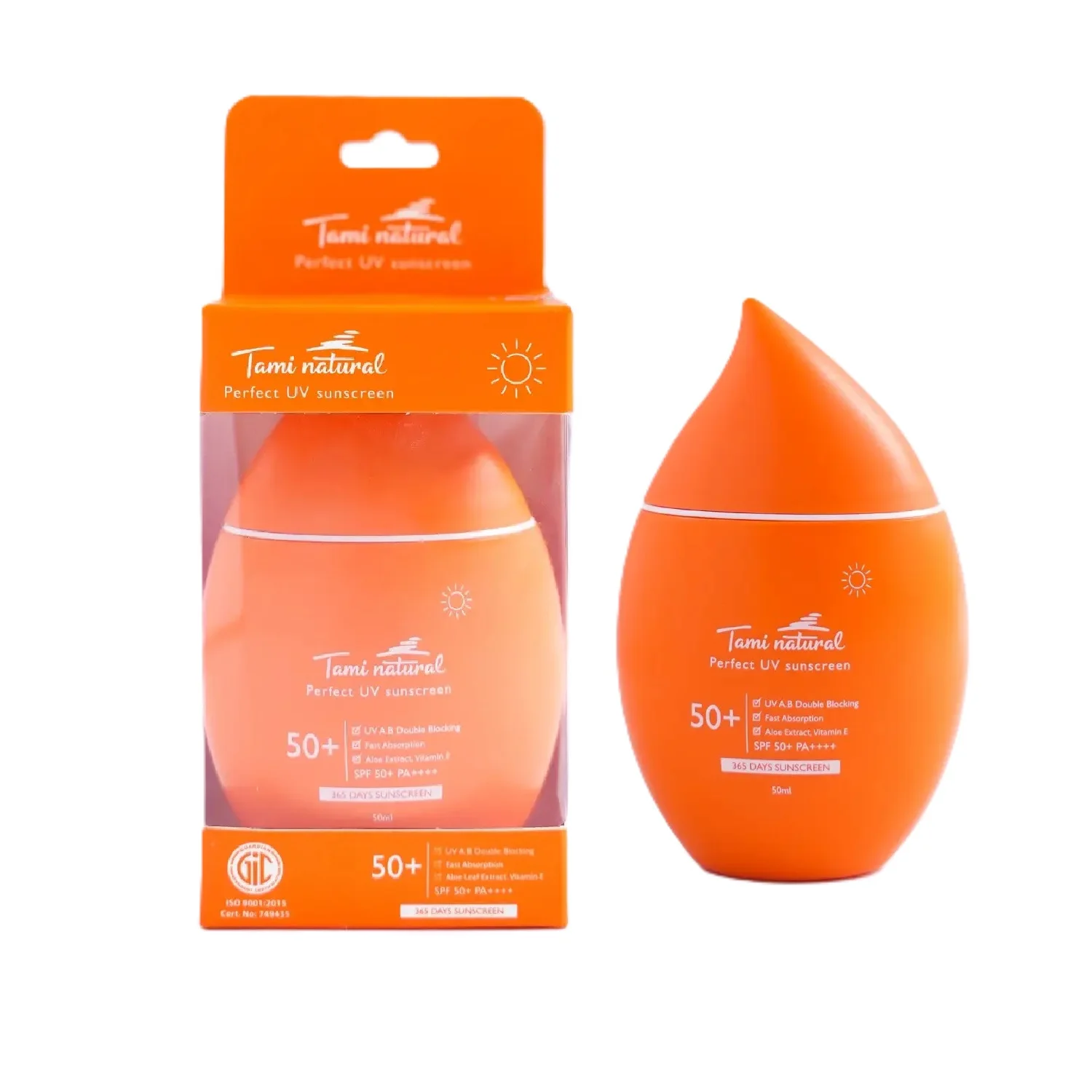 Good Price OBM Texture Paraben-Free Facial UV Sunscreen SPF 50+PA++++ Sun Protection Perfect Facial Care Light Cream Sun Cream