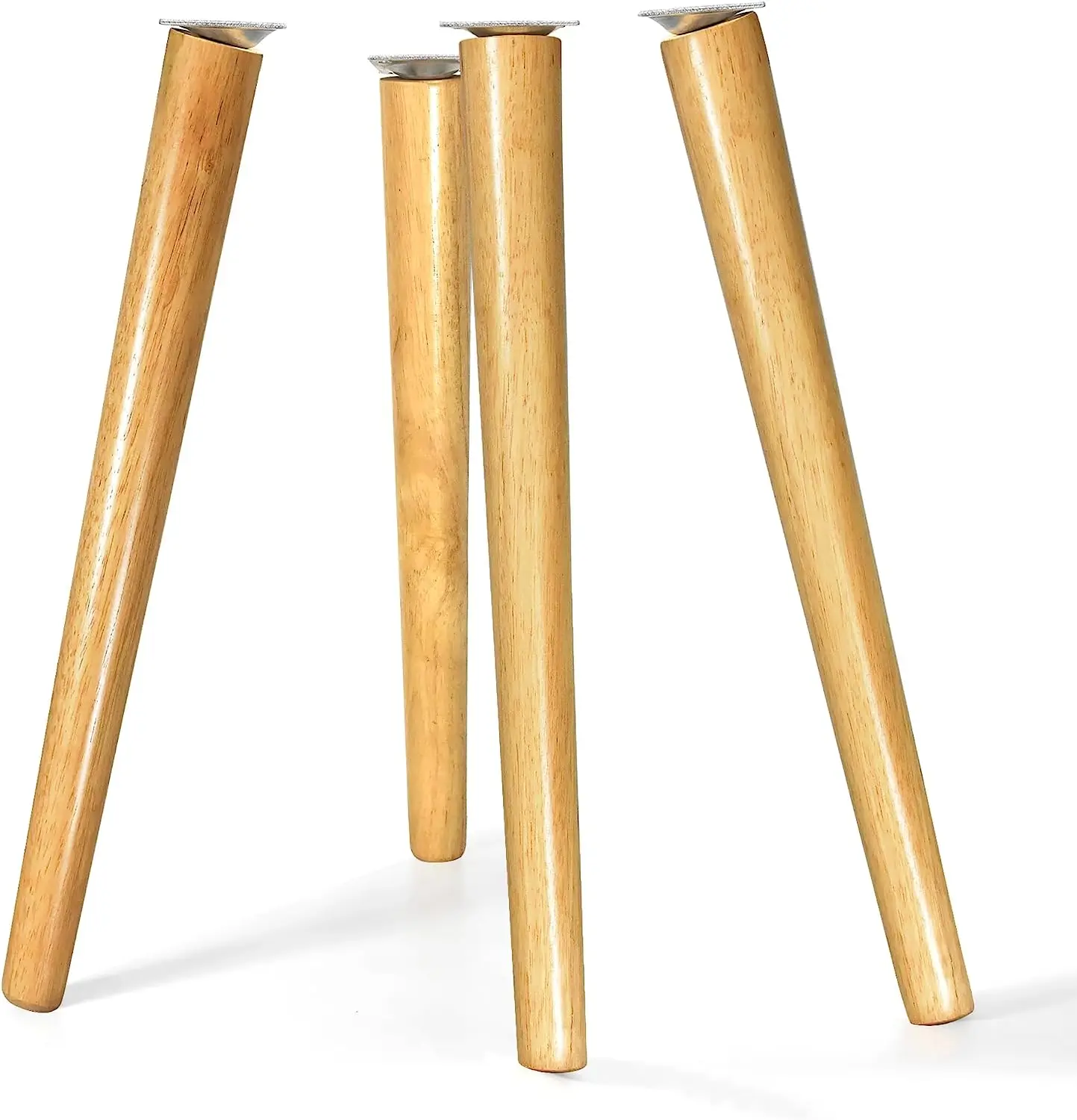 Table Legs 16 inch Wood Furniture Legs for Coffee Table Feet Mid-Century Modern DIY Furniture Tapered Table Legs