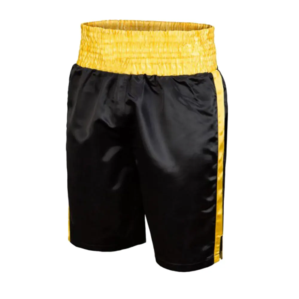 Wholesale Plain Fight MMA Custom Logo Kick Boxing Muay Thai Shorts Pink Purple Black Red White Light XXL Cotton Blue Embroidery