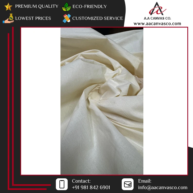 2024 Top Selling Excellent Quality Bulk Buy 100% Organic Cotton Material Fabric for Genuine Wholesale Purchasers at Low Price
