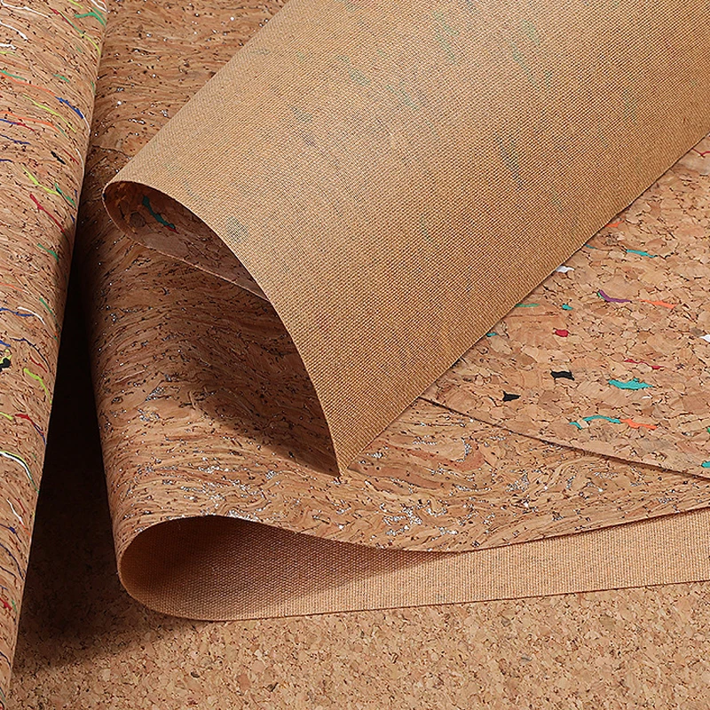 Custom Warm Unique Natural Texture Cork Fabric Sheet for Leather Goods