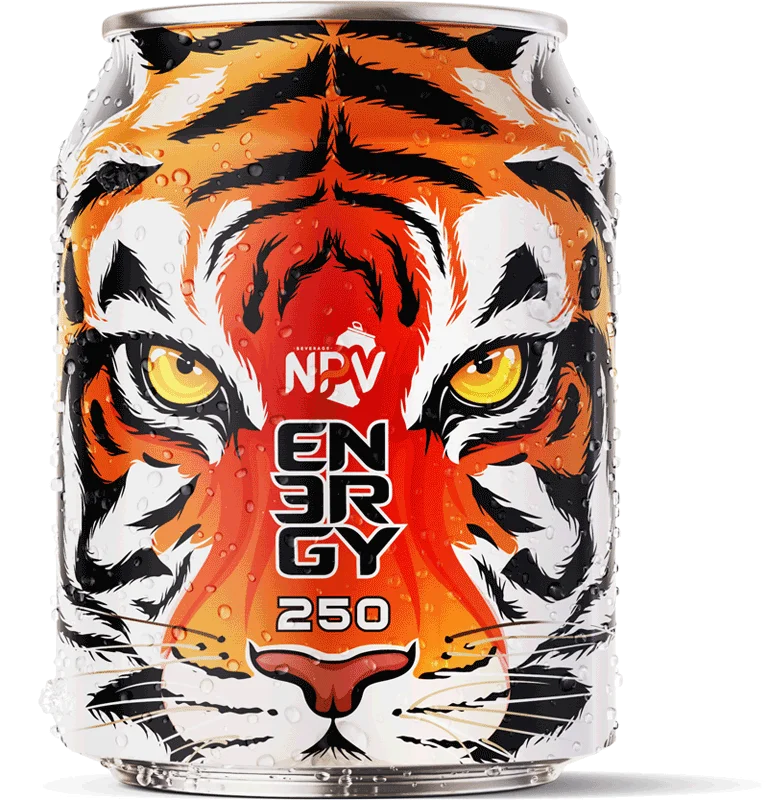 Vietnam Wholesale OEM/ODM Company Custom Label Energy Drink Low MOQ Energy Drinks 250ml Can HALAL ISO Certification