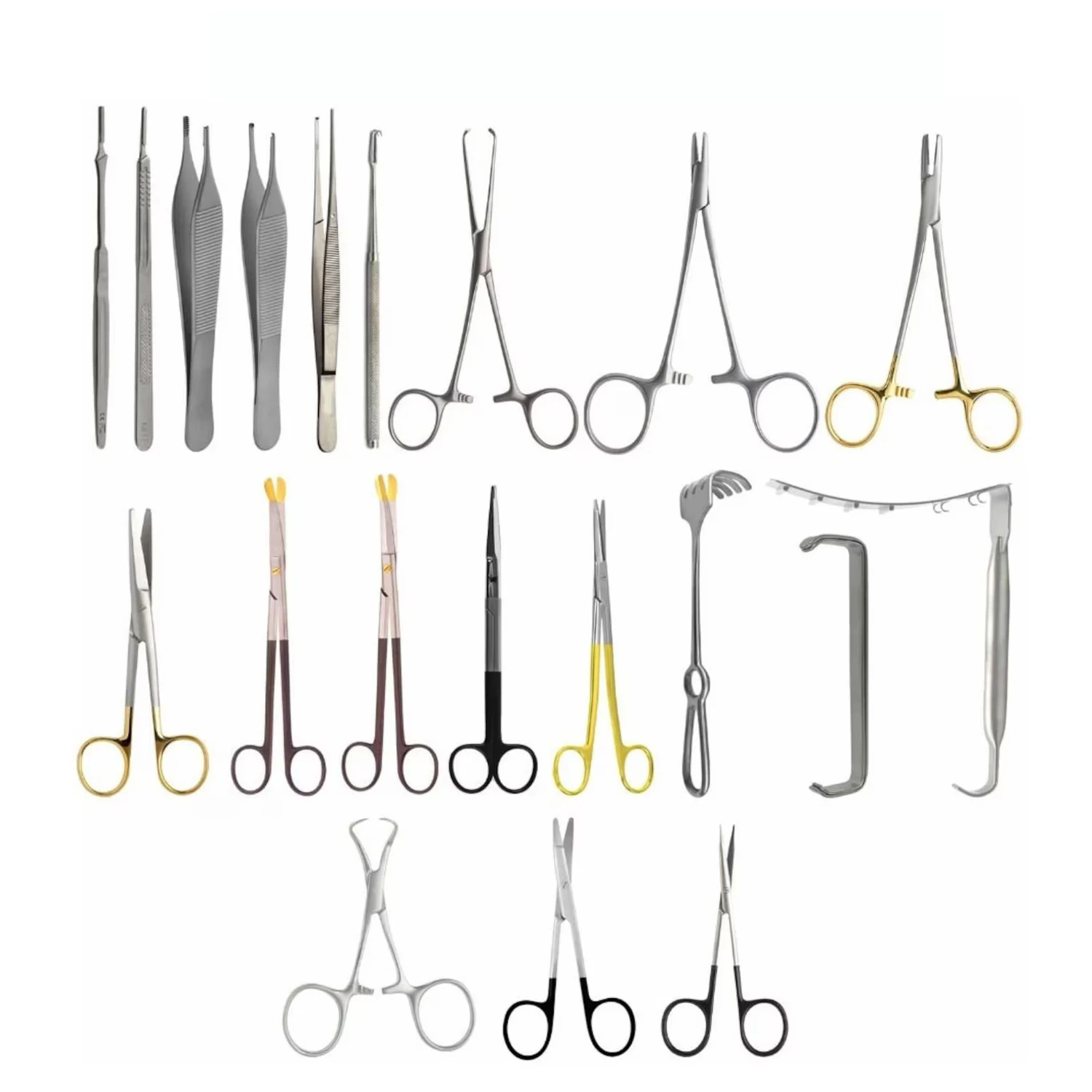 Abdominoplasty Surgery Set Plastics Belly Fat Removing surgical kit Abdominoplasty Tummy Tuck Surgery Instruments by Vaslcare
