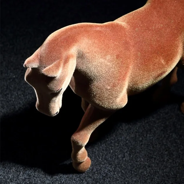 Custom Order 0.6mm 1.5D Brown Color Polyamide Flock Fiber Nylon Fiber EGP-CP6299 Customizable