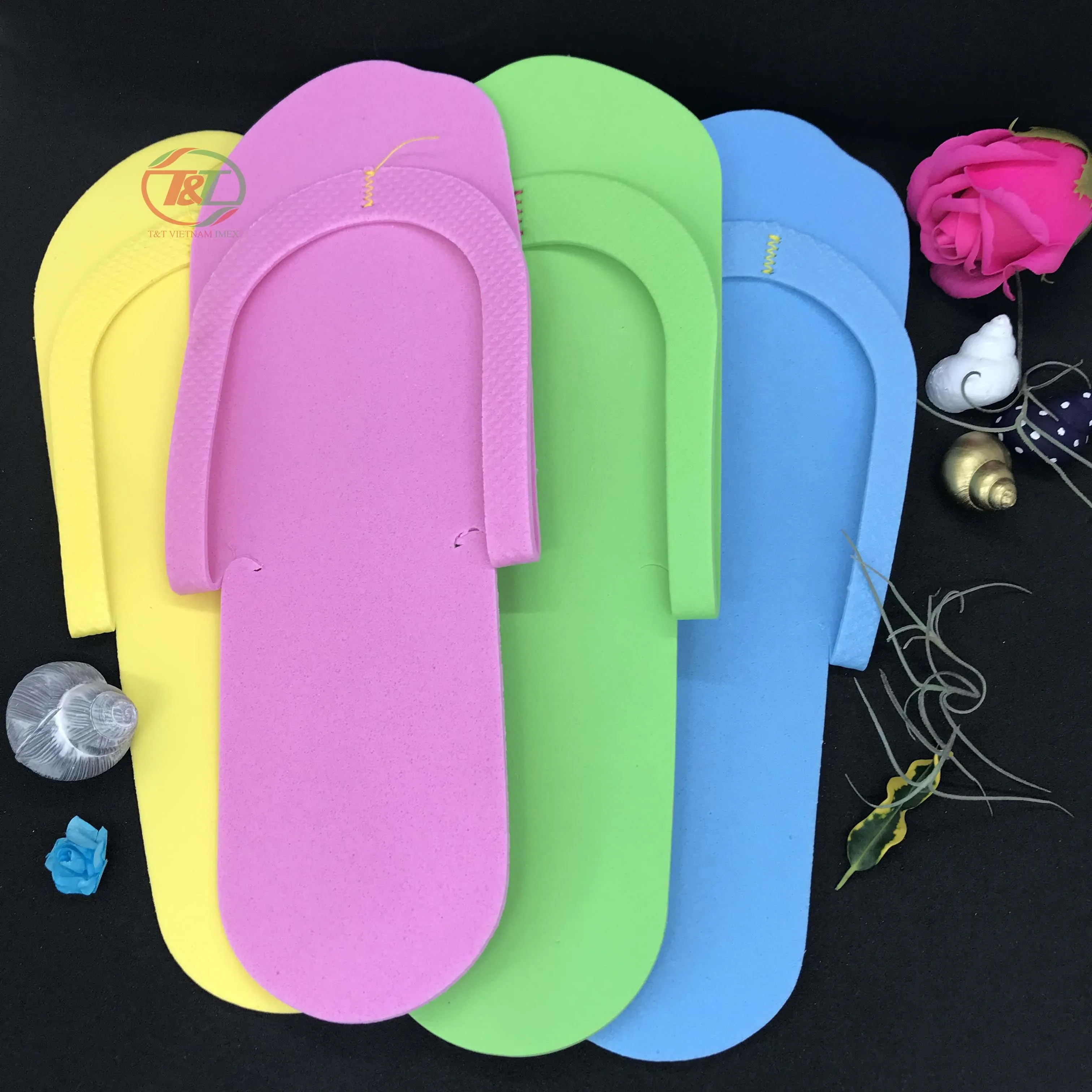 Vietnam Supply Wholesale Top Quality EVA Disposable Pedicure Slipper for Nail Beauty Salon