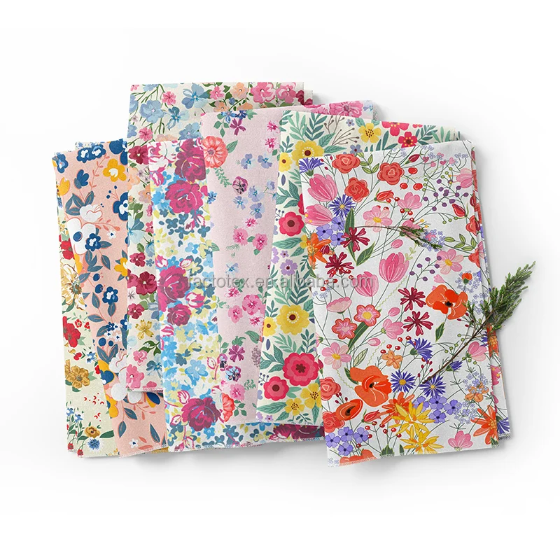 Custom Bamboo Fiber Fabric Digital Print Bamboo Fabric Wholesale Bamboo Print Fabric for Women Clothing