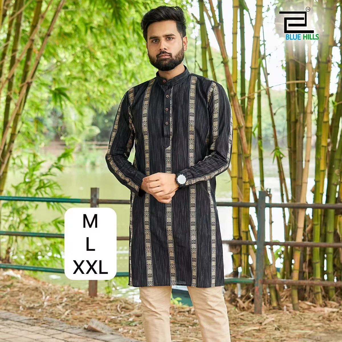 Men Kurta Manufacturer in India Wedding Party Causal Wear Cotton Men Kurta Pajama