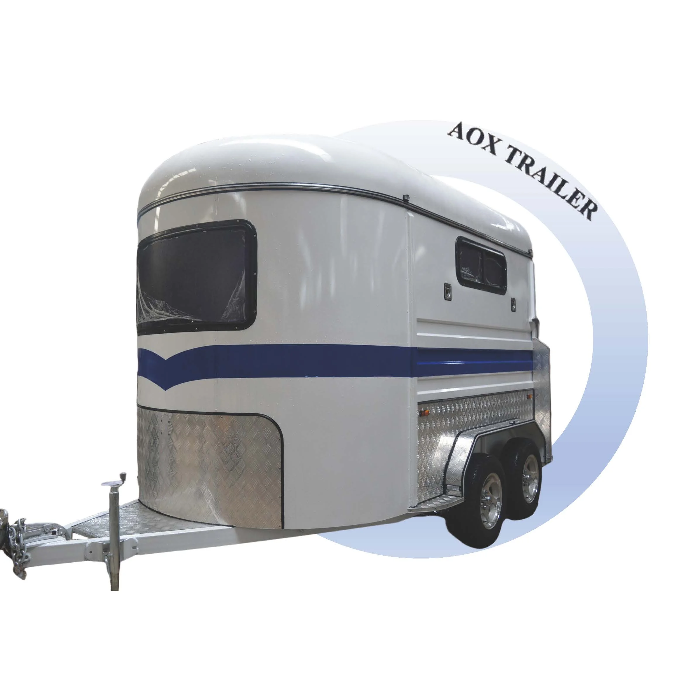 2024 Hot Sale 2 Horse Trailer Angle Load Standard With No Rotting Floor Used By Warmblood Horses 2HAL-S Other Trailers