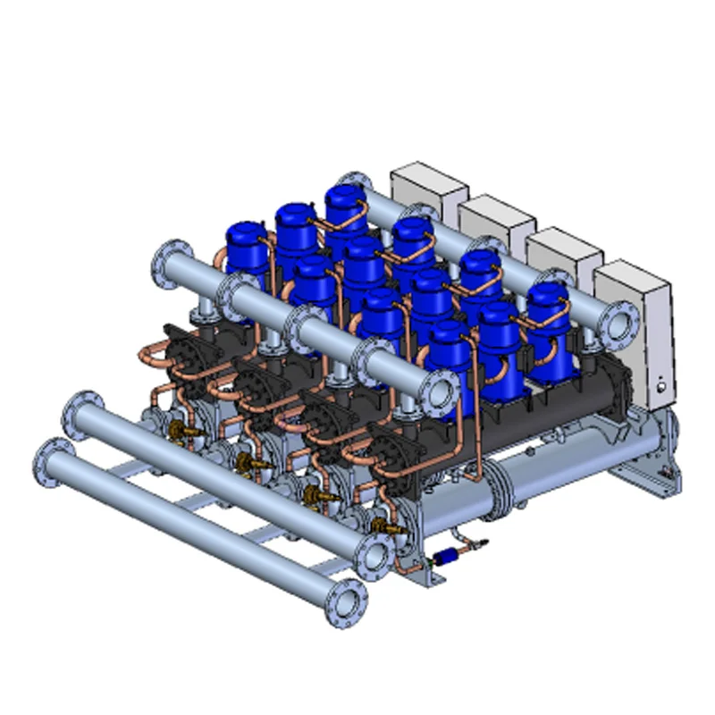 Cheap Factory Price 25TR Industrial Cooling System 100kw 30HP Water Cooled Chiller Model With Shell and Tube Heat Exchange