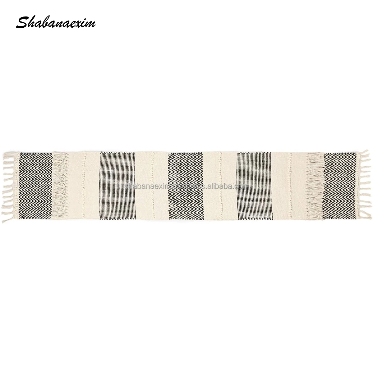 Table Runner Luxury Handmade Boho Custom Design Recycled Cotton Table Runners for Kitchen Wholesale