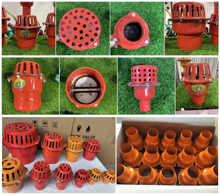 Factory Price high quality steel plate foot valve 2 inch 2.5 inch 3 inch check valve