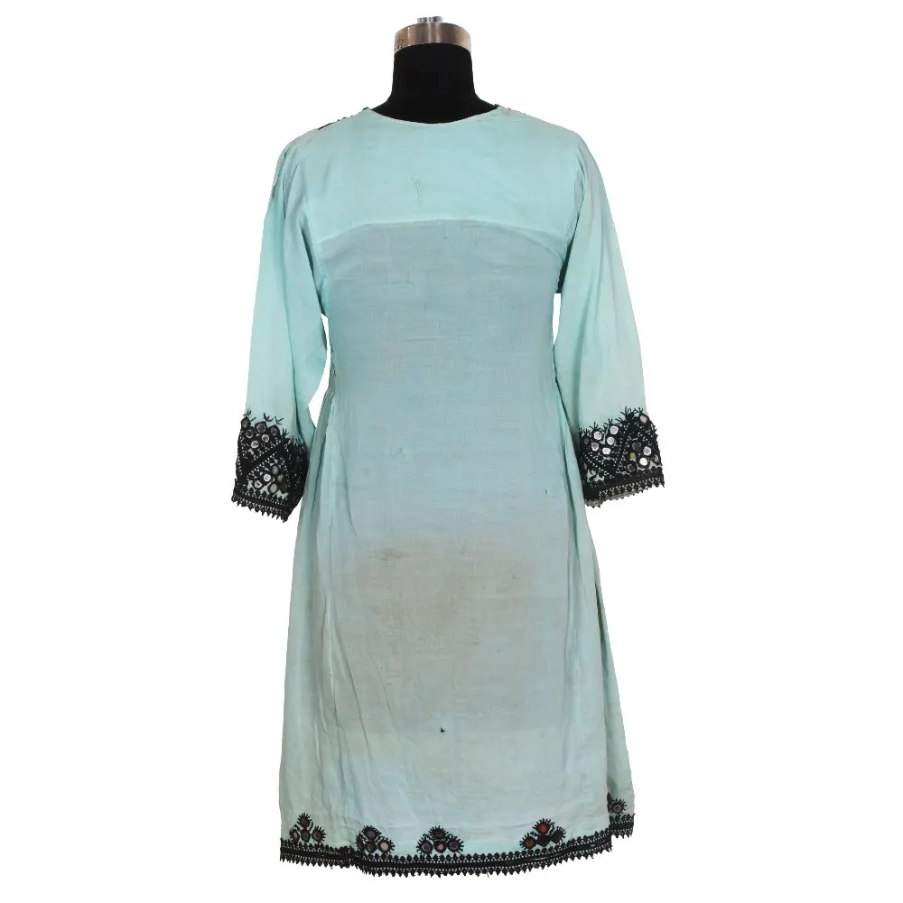 Real Vintage Handmade Balochi Dress With Tassels Balochi Tribal Ethnic Coins Dress collection of vintage hand embroidery banjara