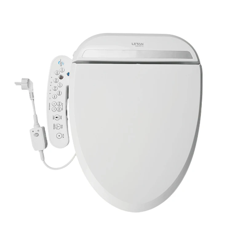 Luxury Top Grade PP Plastic Soft Close WC Flushable Automatic Electric Wall Hang Auto Open Toilet Seat Covers
