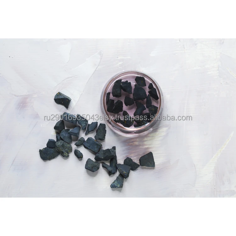 Высококачественный натуральный Шунгит для очистки воды дробь 10-60 мм от производителя горячая Распродажа шунгит