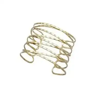 Exclusive brass cuff with elegance details cuff beaded stone designs cuff bracelet For women stylish bracelets for wholesale