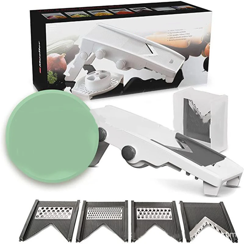 Kitchen Plastic Fruit Food Wholesale Price 2024 Multifuncional Manual Vegetable Cutter Slicer