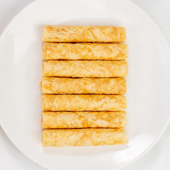 Delicious Custom Crispy Dessert Biscuit New Listing Wholesale Egg Roll Biscuit