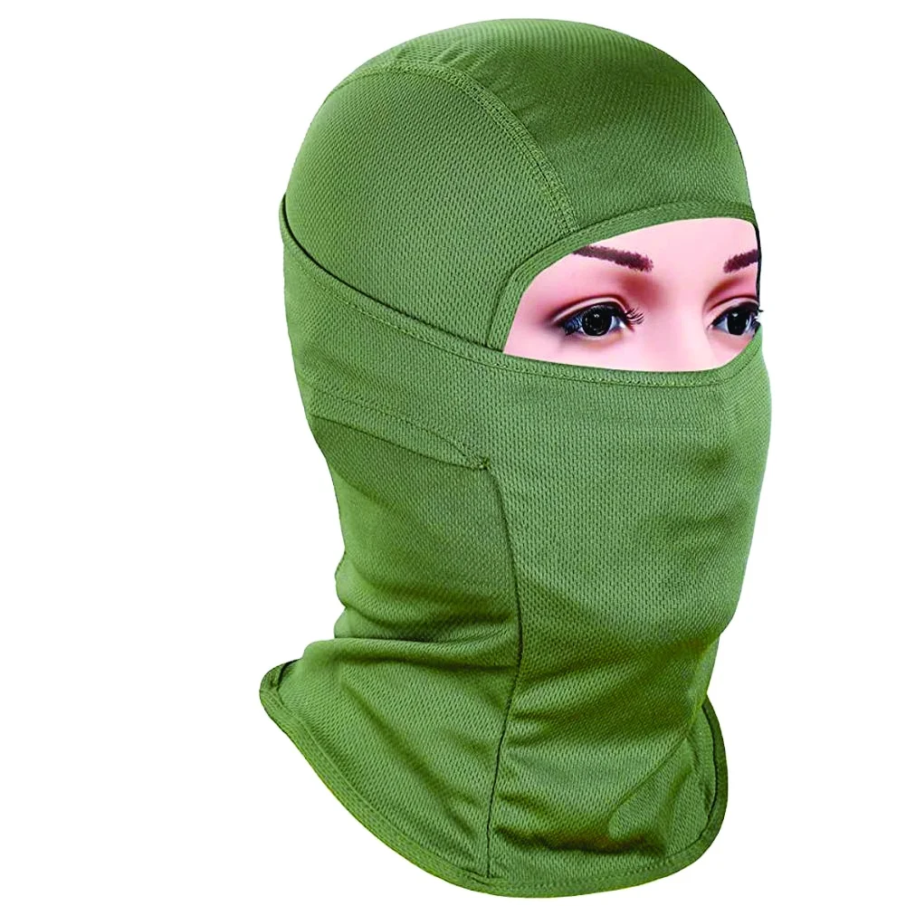 Wholesale Custom Design Embroidered 3 Hole Full Cover Face Bandit Rappers Knit Balaclava with Embroidery Logo