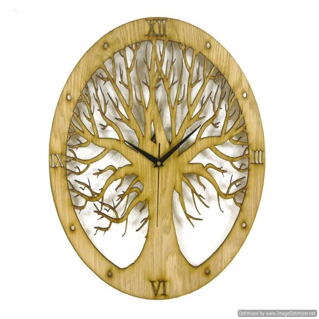 Luxury Wall Clock Decorating New Designing Large Size Antique Stylish Modern Wholesale Black Color Round Shape Wall Decor Clock