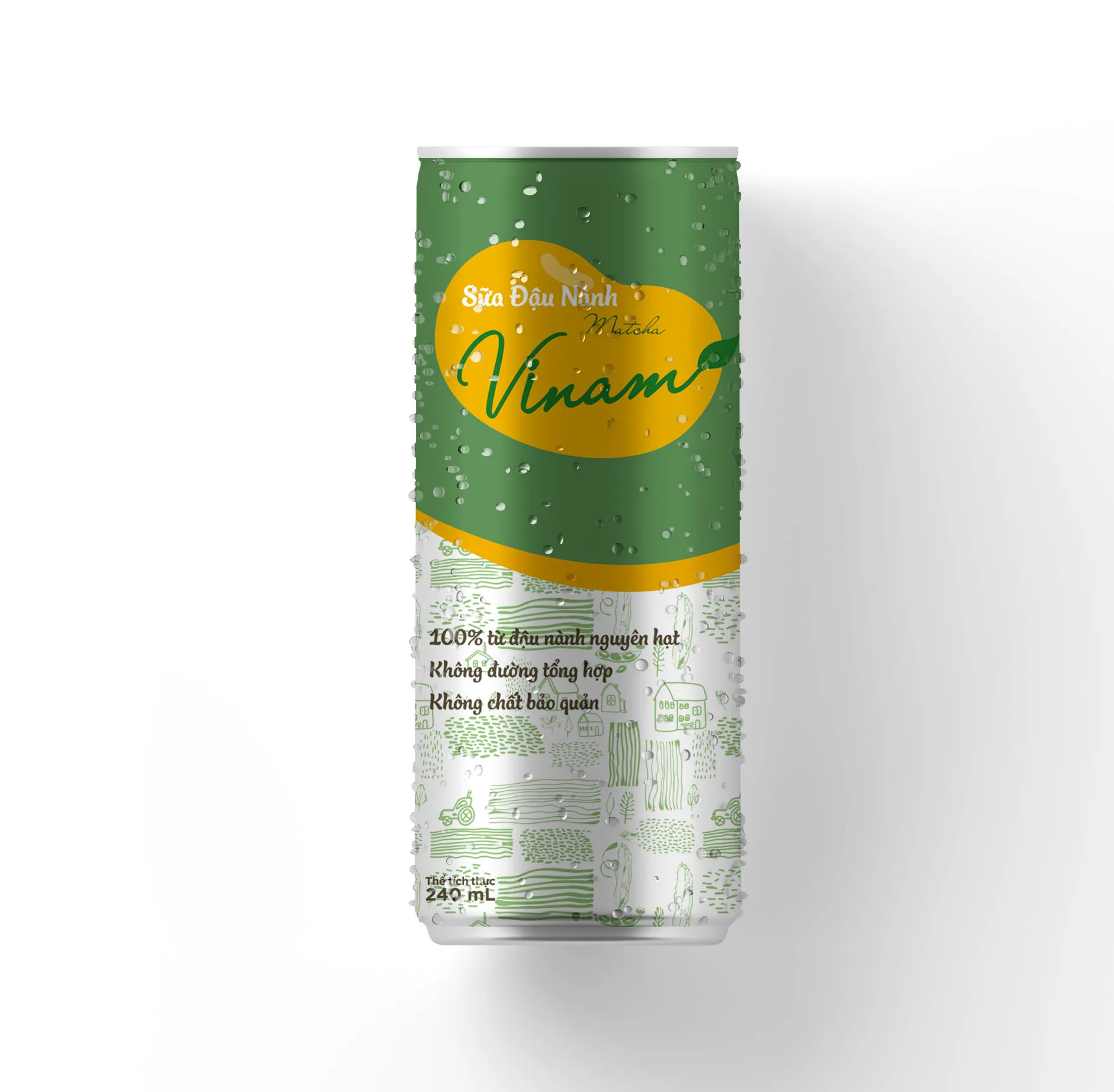 OEM/ODM соевое молоко Matcha напиток консервированный 250 мл 330 вкусное оригинальный вкус низкая цена